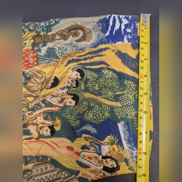 Avanti Vintage 90’s Hawaiian Short Sleeve Button Down 100% Silk Shirt. - Picture 10 of 12